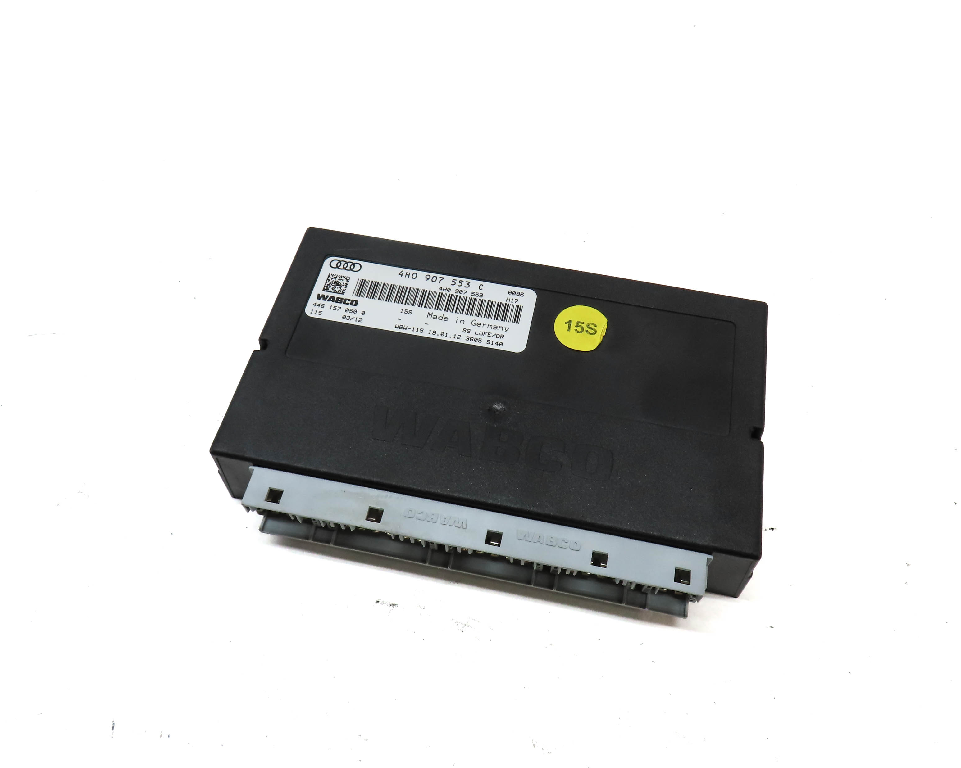 2011-2012 AUDI A8 (D4 4H) ACTIVE AIR SUSPENSION CONTROL MODULE — exact item pictured